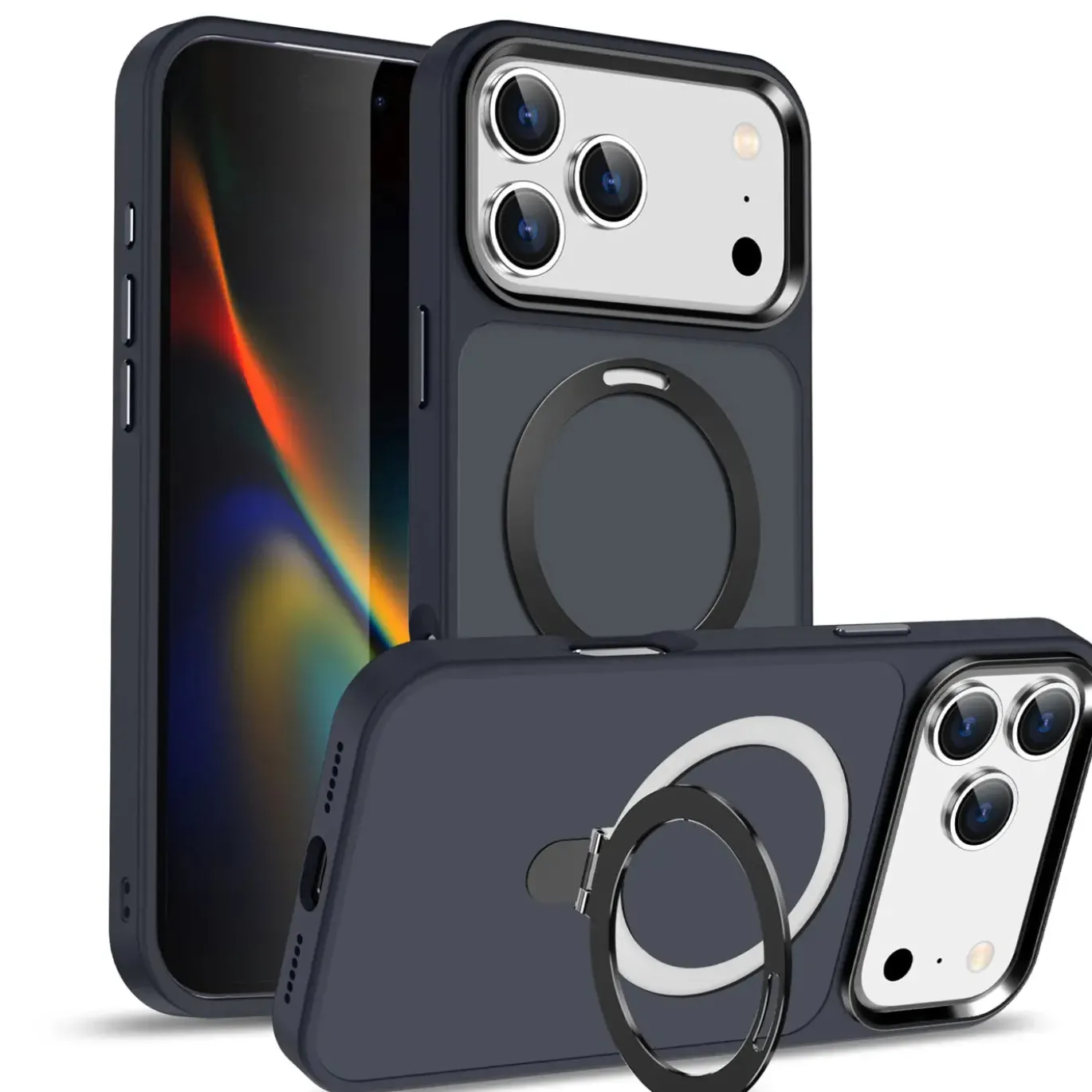 iPhone 17 Pro - Farbige MagSafe Hülle mit Ring