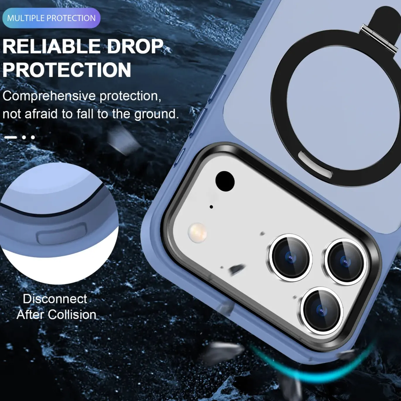 iPhone 17 Pro - Farbige MagSafe Hülle mit Ring