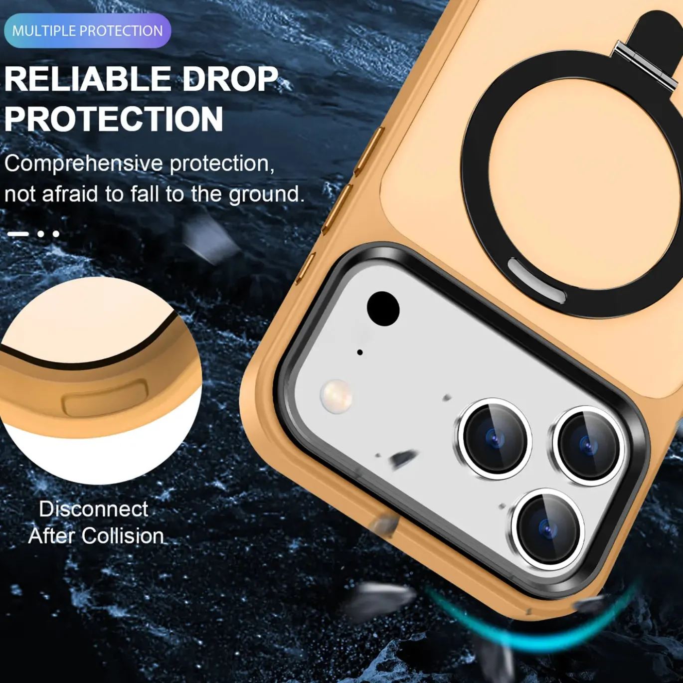 iPhone 17 Pro - Farbige MagSafe Hülle mit Ring