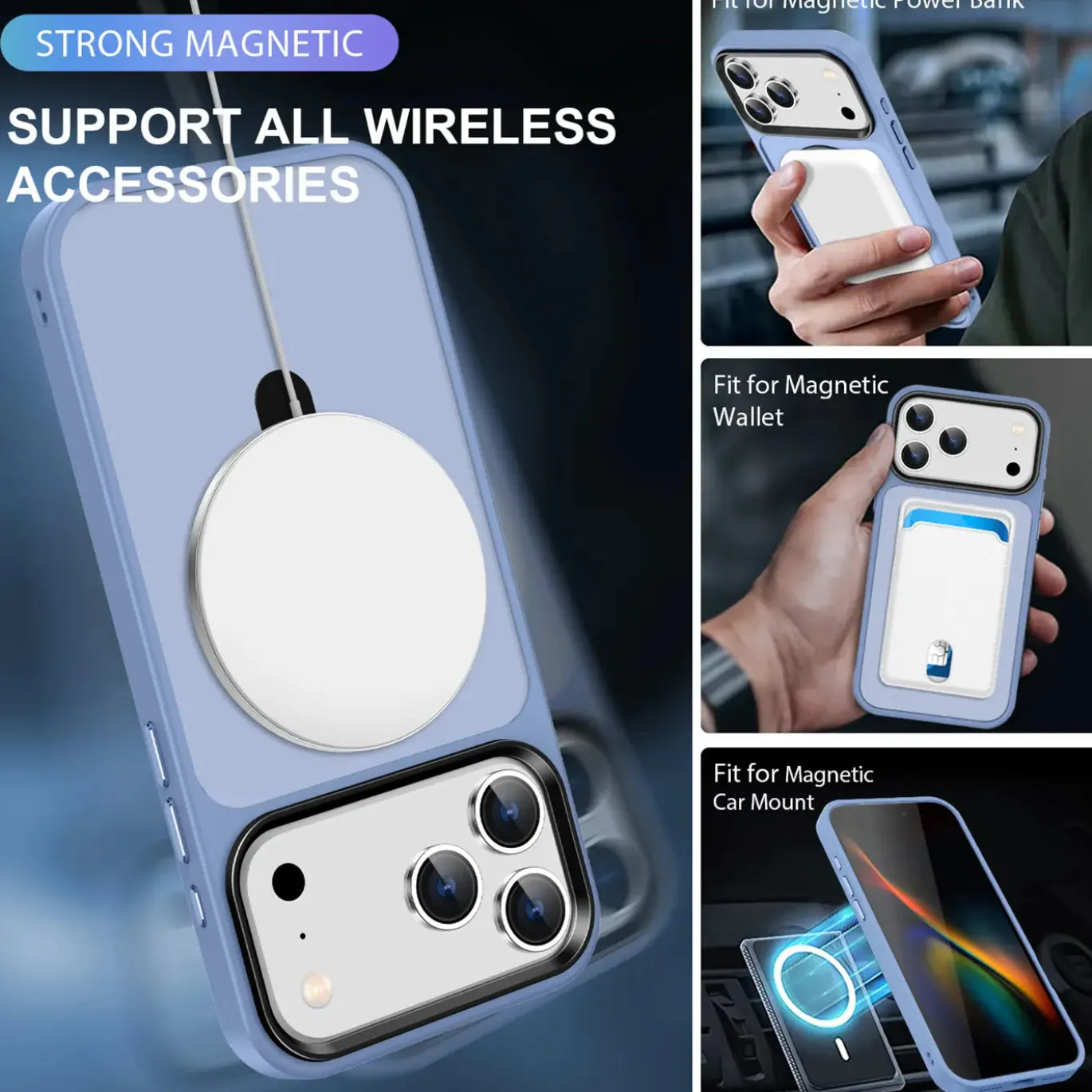 iPhone 17 Pro - Farbige MagSafe Hülle mit Ring