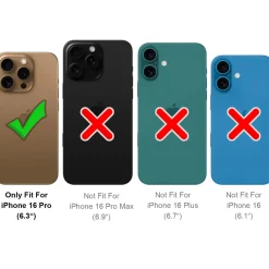 iPhone 16 Pro - Farbige MagSafe Hülle mit Kameraschutz