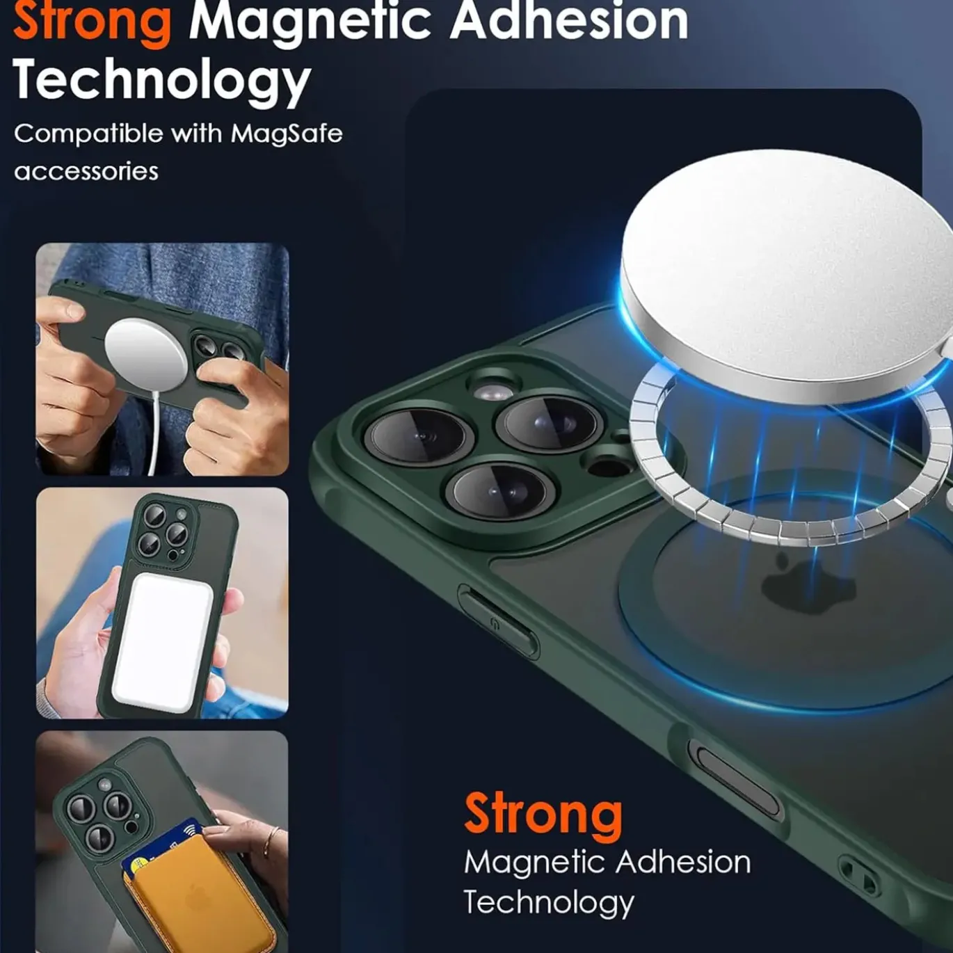 iPhone 16 Pro - Farbige MagSafe Hülle mit Kameraschutz