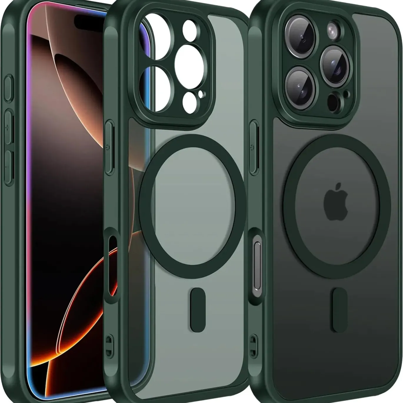 iPhone 16 Pro - Farbige MagSafe Hülle mit Kameraschutz