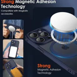 iPhone 15 Pro - Farbige MagSafe Hülle mit Kameraschutz