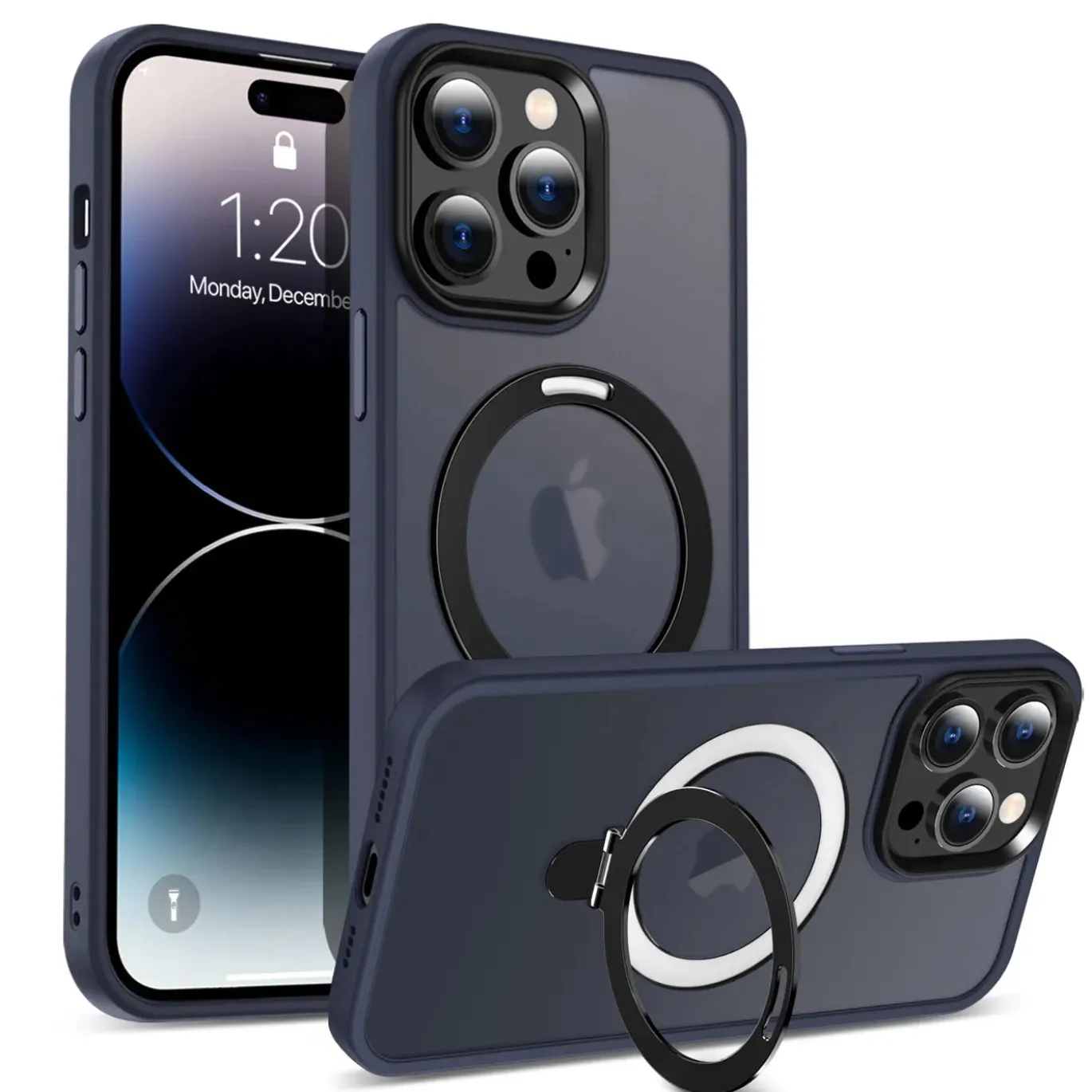 iPhone 14 Pro - Farbige MagSafe Hülle mit Ring