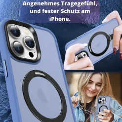 iPhone 14 Pro - Farbige MagSafe Hülle mit Ring
