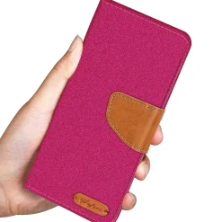 iPhone 11 Pro - Jeanslook Klapphülle mit Kartenfach