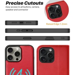 iPhone 16 Pro - Klapphülle mit Kartenfächern & MagSafe-Kompatibilität