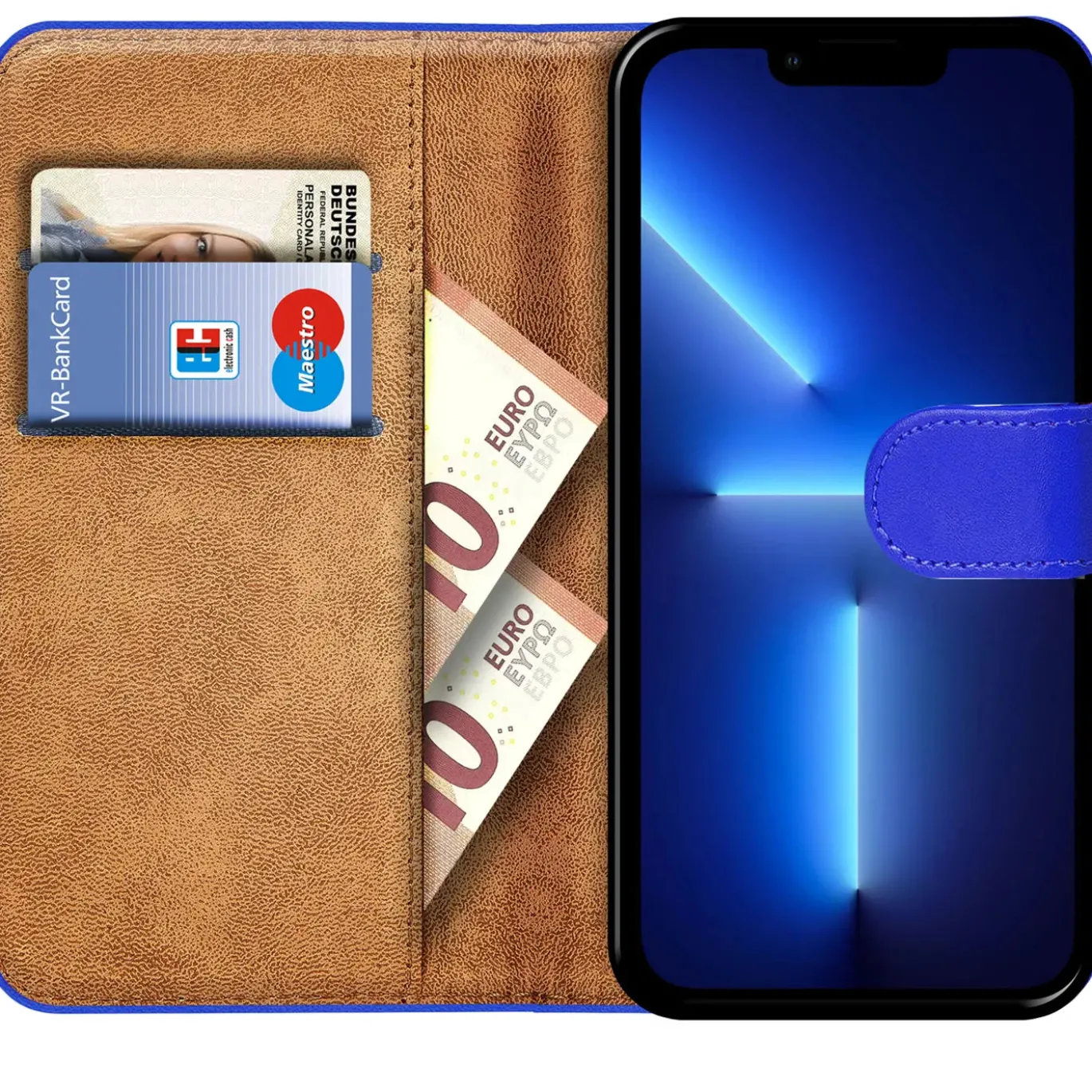 iPhone 13 Pro - Klapphülle mit Kartenfächern