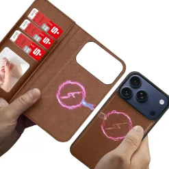 iPhone 17 Pro - Klapphülle mit Kartenfächern & MagSafe-Kompatibilität
