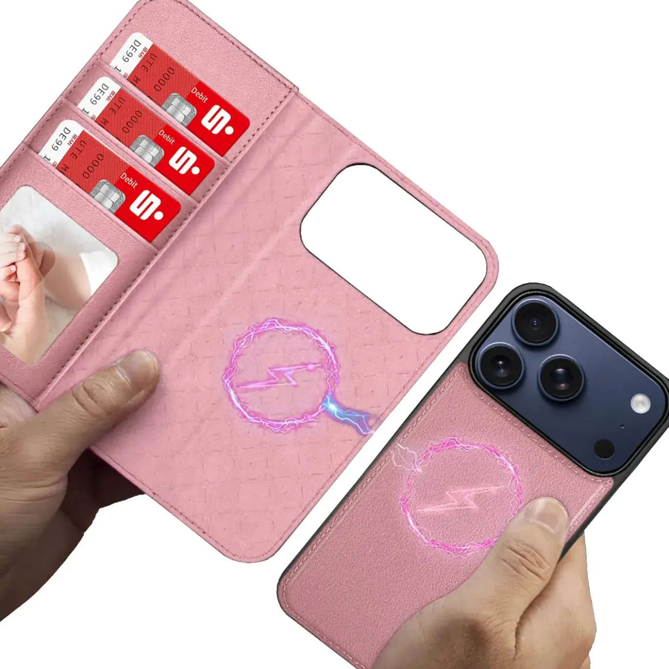 iPhone 17 Pro - Klapphülle mit Kartenfächern & MagSafe-Kompatibilität