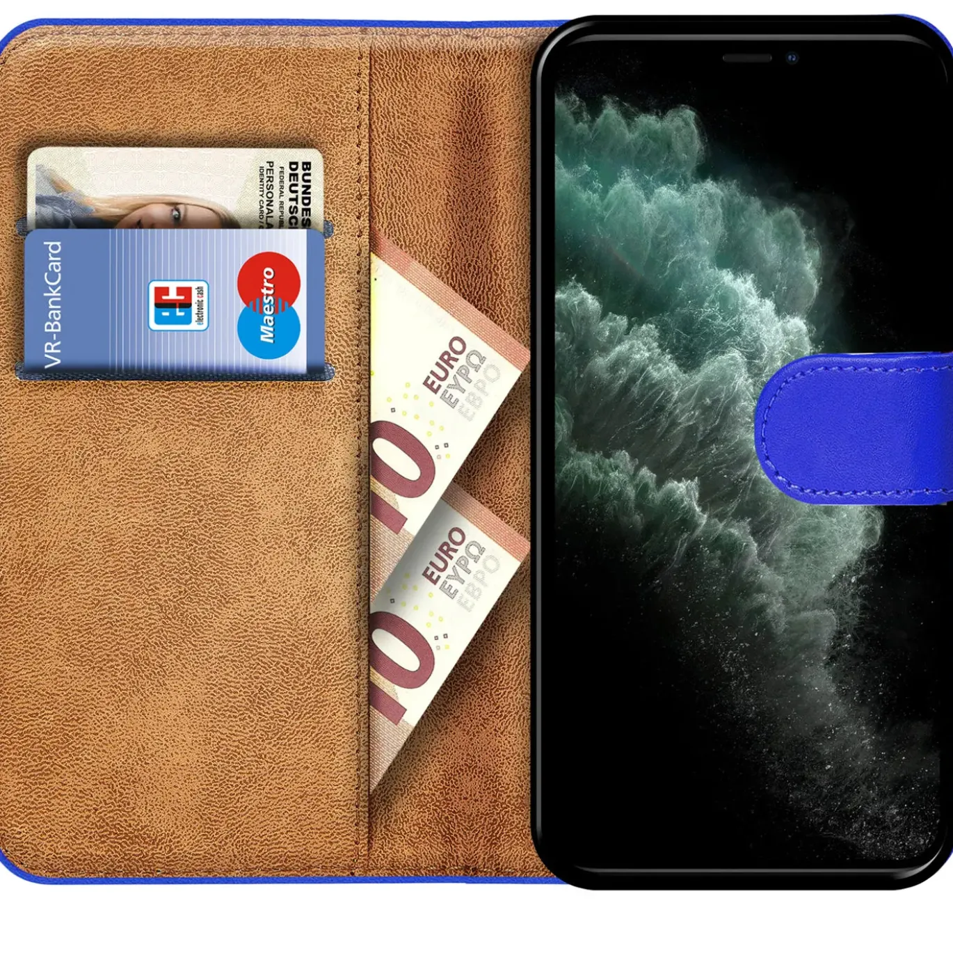 iPhone 11 Pro - Klapphülle mit Kartenfächern