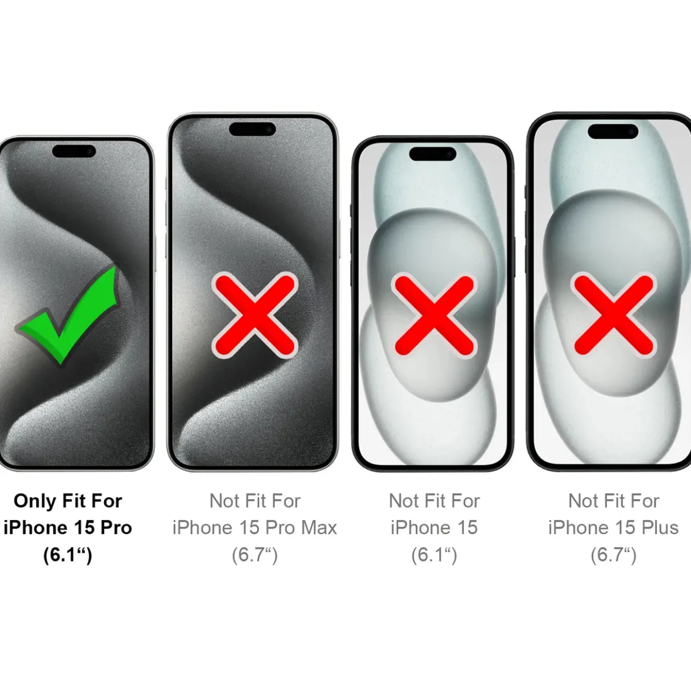 iPhone 15 Pro - Klapphülle mit Kartenfächern & MagSafe-Kompatibilität
