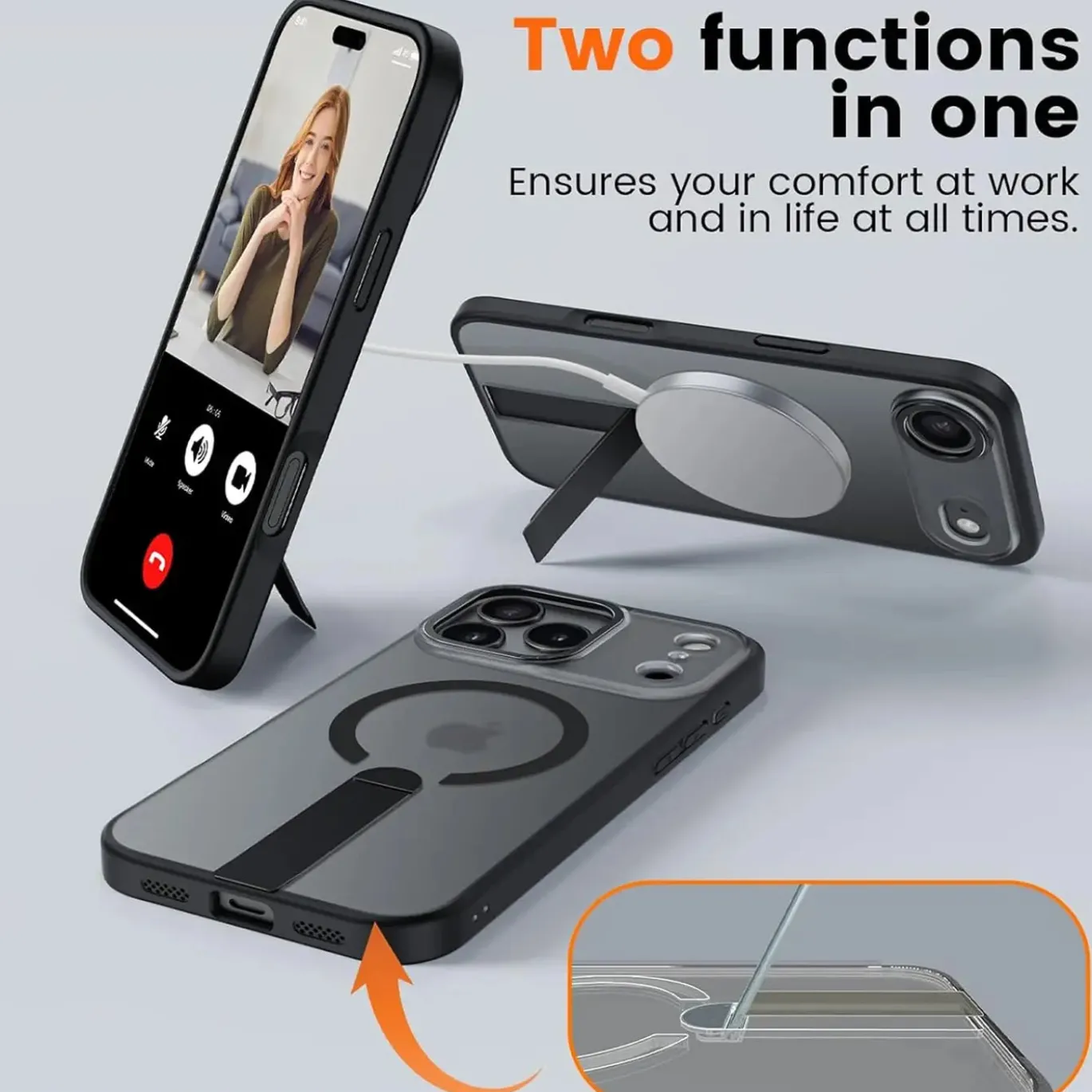 iPhone 17 Pro - MagSafe Case mit Aufstellfunktion