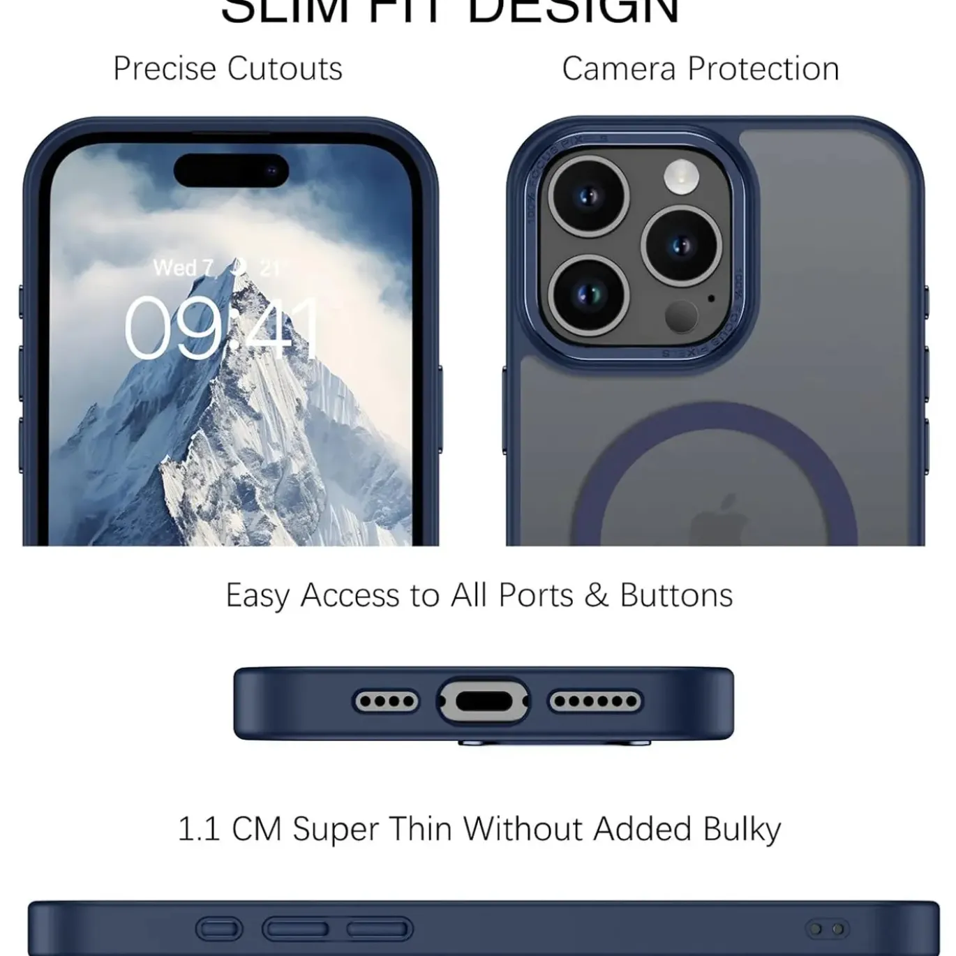 iPhone 14 Pro - MagSafe Hülle mit Kameraschutz