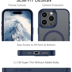iPhone 15 Pro - MagSafe Hülle mit Kameraschutz