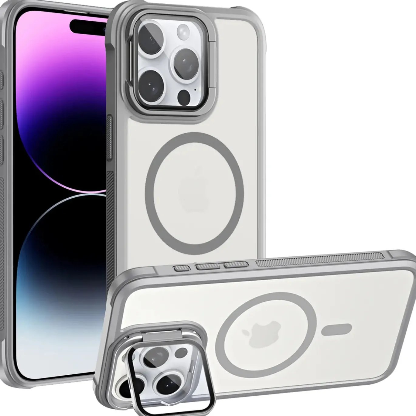 iPhone 14 Pro - MagSafe Hülle mit Glas & Schutzfunktion