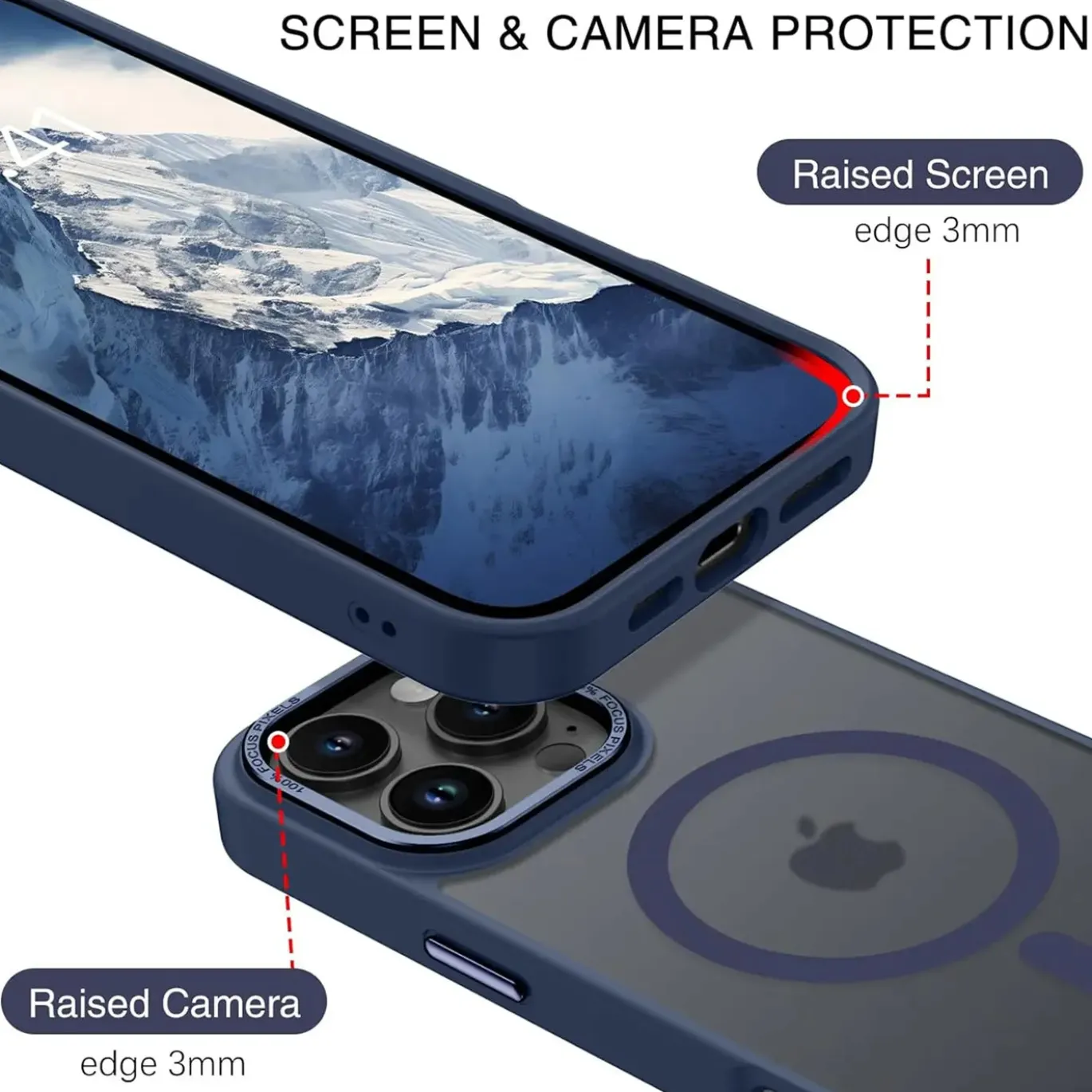 iPhone 16 Pro - MagSafe Hülle mit Kameraschutz