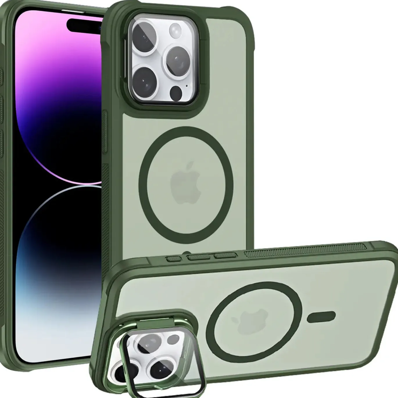 iPhone 14 Pro - MagSafe Hülle mit Glas & Schutzfunktion