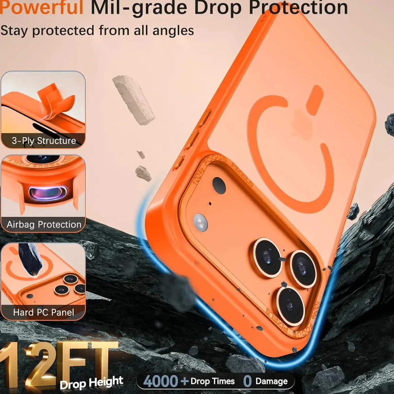 iPhone 17 Pro - MagSafe Hülle mit Kameraschutz