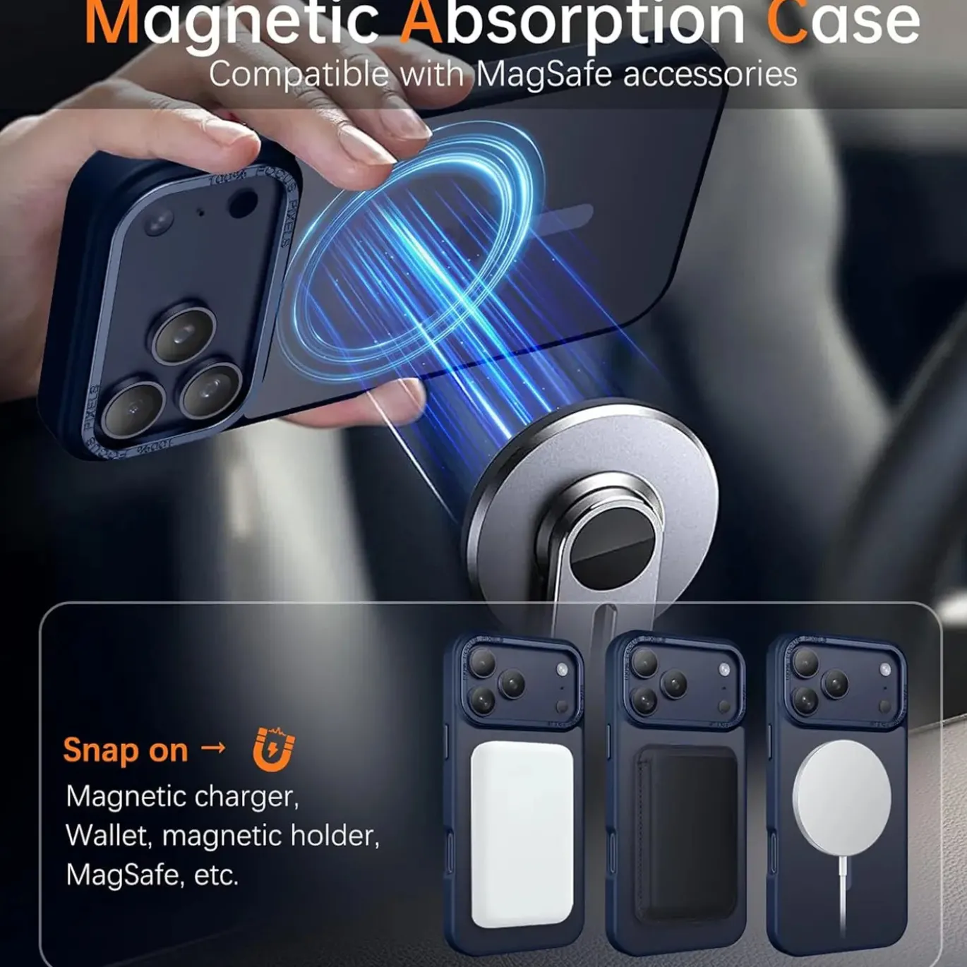 iPhone 17 Pro - MagSafe Hülle mit Kameraschutz