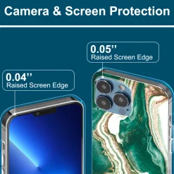 iPhone 13 Pro - Marmor & Sand Design Hülle