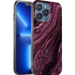 iPhone 13 Pro - Marmor & Sand Design Hülle