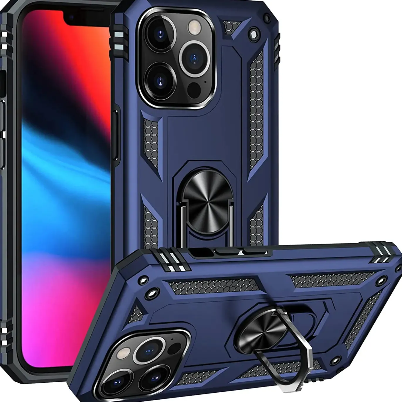 iPhone 13 Pro - Outdoor Hardcase mit Ringhalter