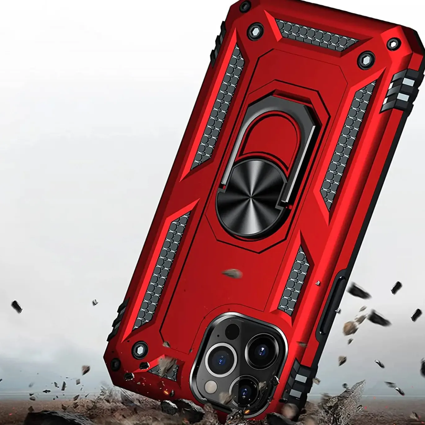iPhone 13 Pro - Outdoor Hardcase mit Ringhalter