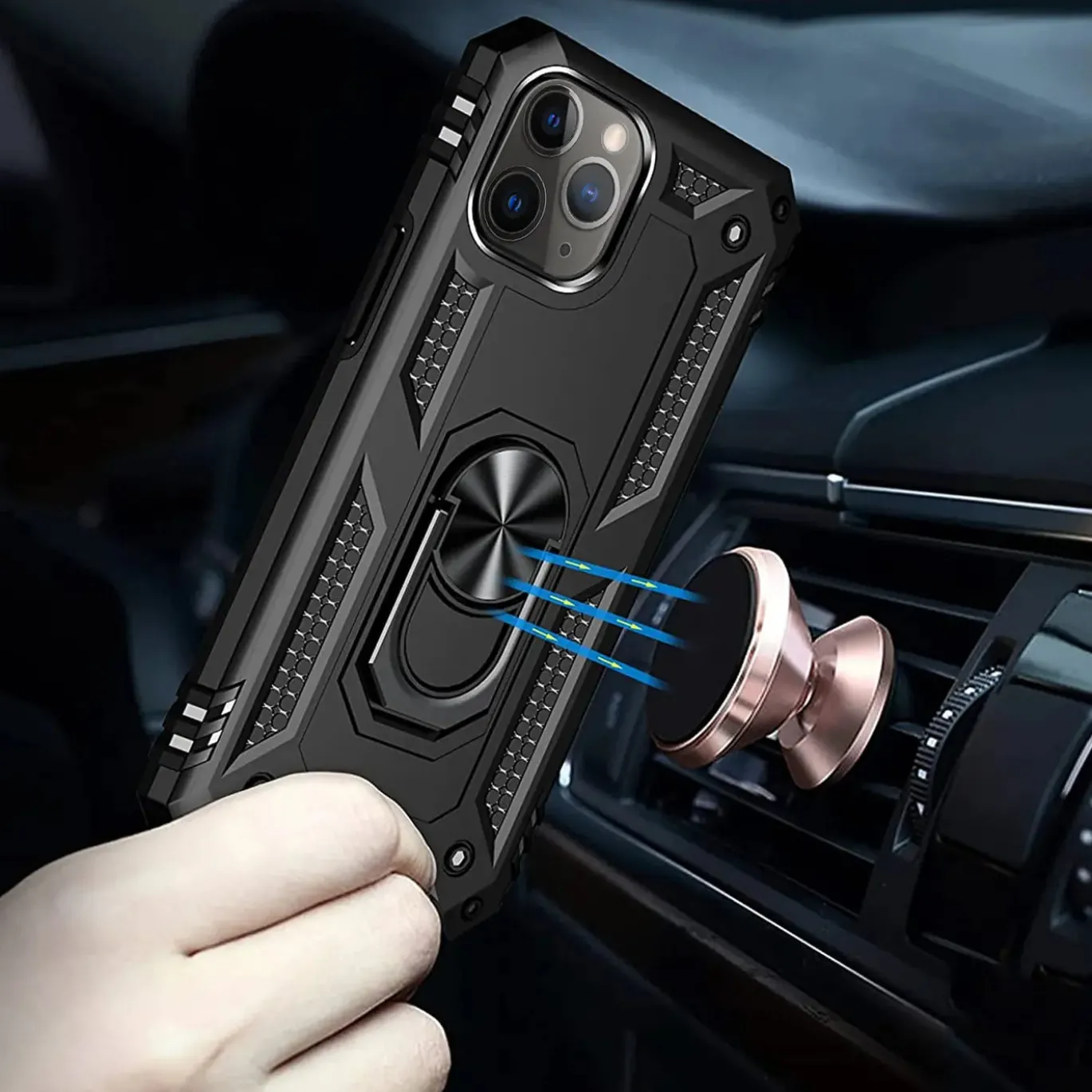 iPhone 11 Pro - Outdoor Hardcase mit Ringhalter