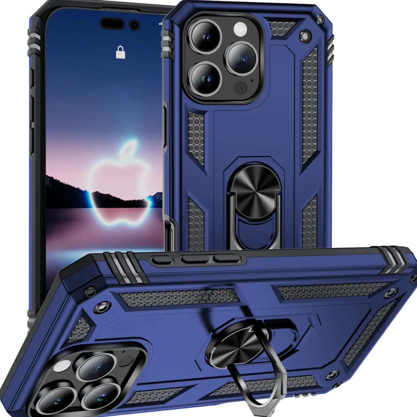 iPhone 16 Pro - Outdoor Hardcase mit Ringhalter