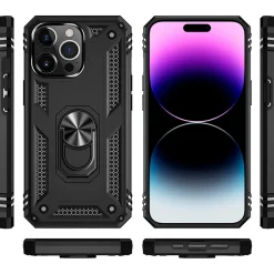 iPhone 14 Pro - Outdoor Hardcase mit Ringhalter