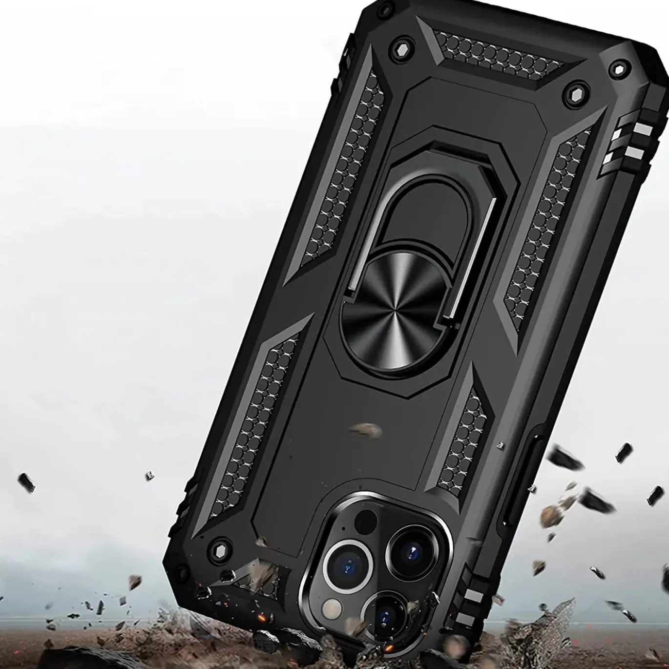 iPhone 14 Pro - Outdoor Hardcase mit Ringhalter