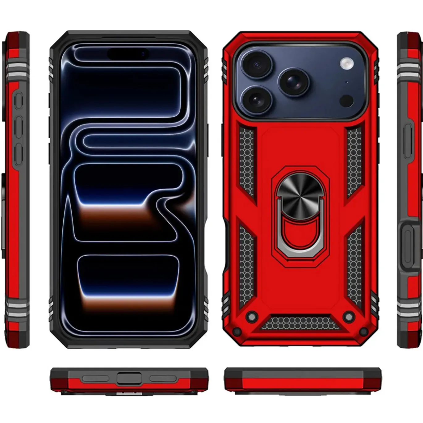 iPhone 17 Pro - Outdoor Hardcase mit Ringhalter