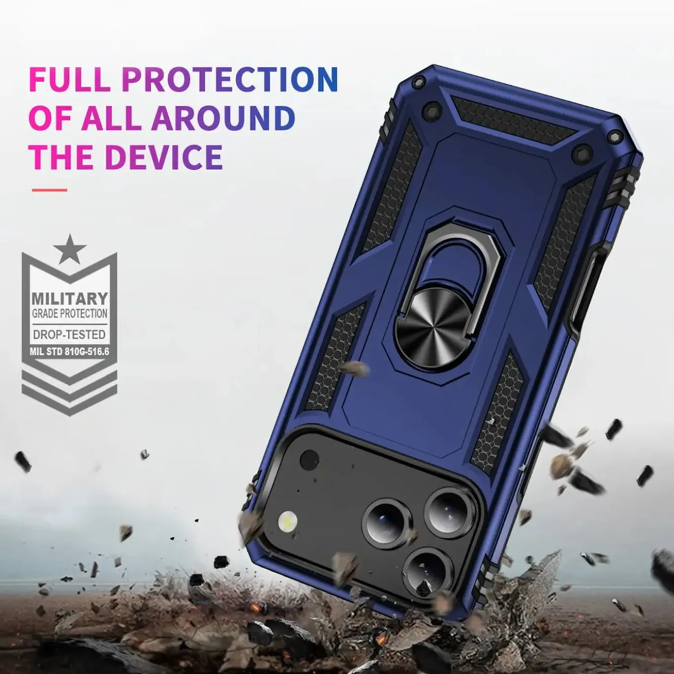 iPhone 17 Pro - Outdoor Hardcase mit Ringhalter