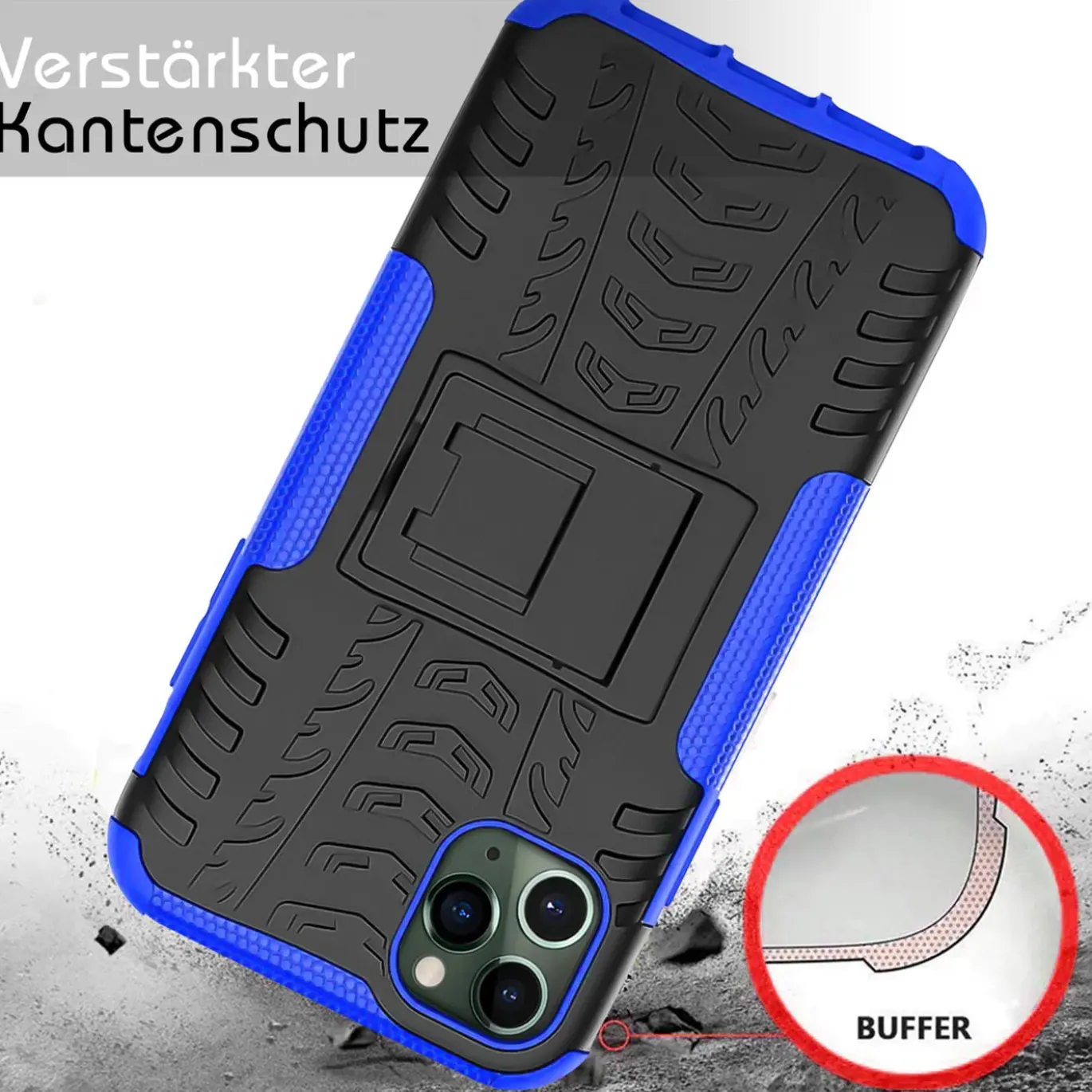 iPhone 11 Pro - Outdoor Hülle 2-teiliges Schutzcase