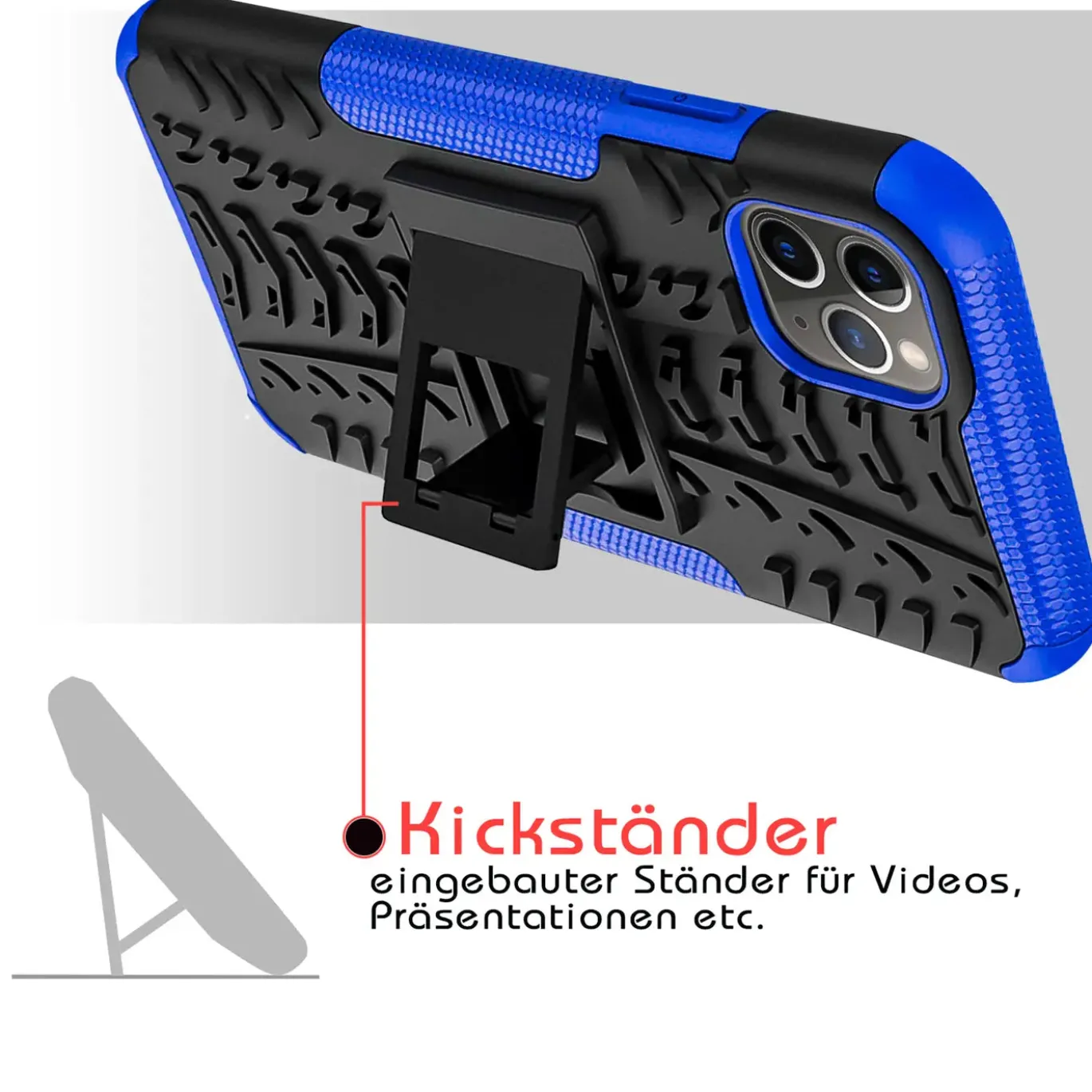 iPhone 11 Pro - Outdoor Hülle 2-teiliges Schutzcase