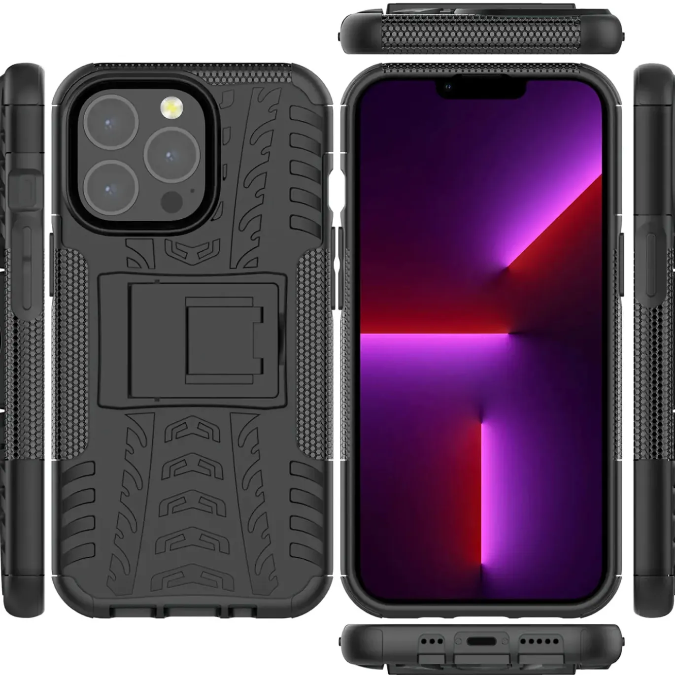 iPhone 14 Pro - Outdoor Hülle 2-teiliges Schutzcase