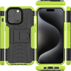 iPhone 15 Pro - Outdoor Hülle 2-teiliges Schutzcase