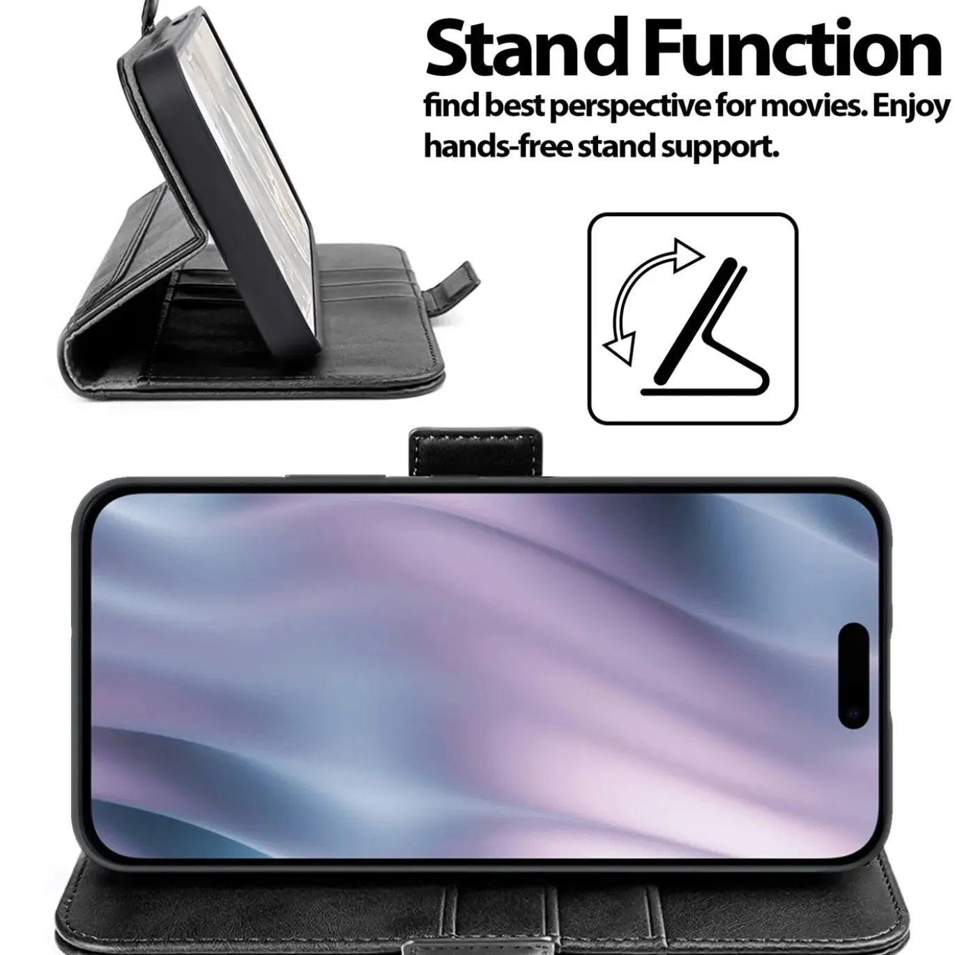 iPhone 17 Pro - Robuste Klapphülle mit RFID Block