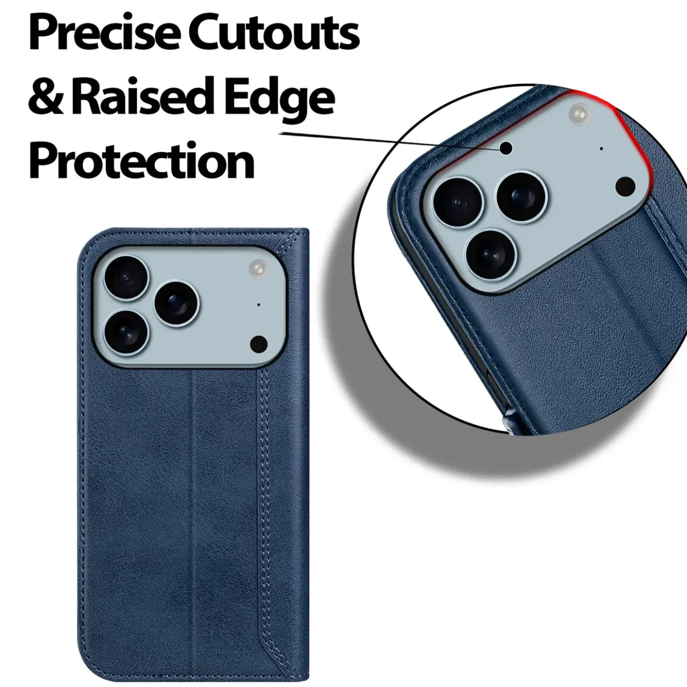 iPhone 17 Pro - Robuste Klapphülle mit RFID Block
