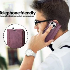 iPhone 15 Pro - Robuste Klapphülle mit RFID Block
