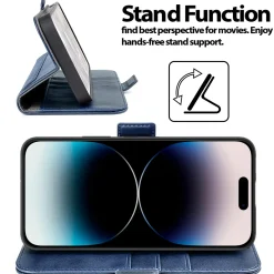 iPhone 15 Pro - Robuste Klapphülle mit RFID Block