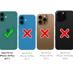 iPhone 16 Pro - Robuste Klapphülle mit RFID Block