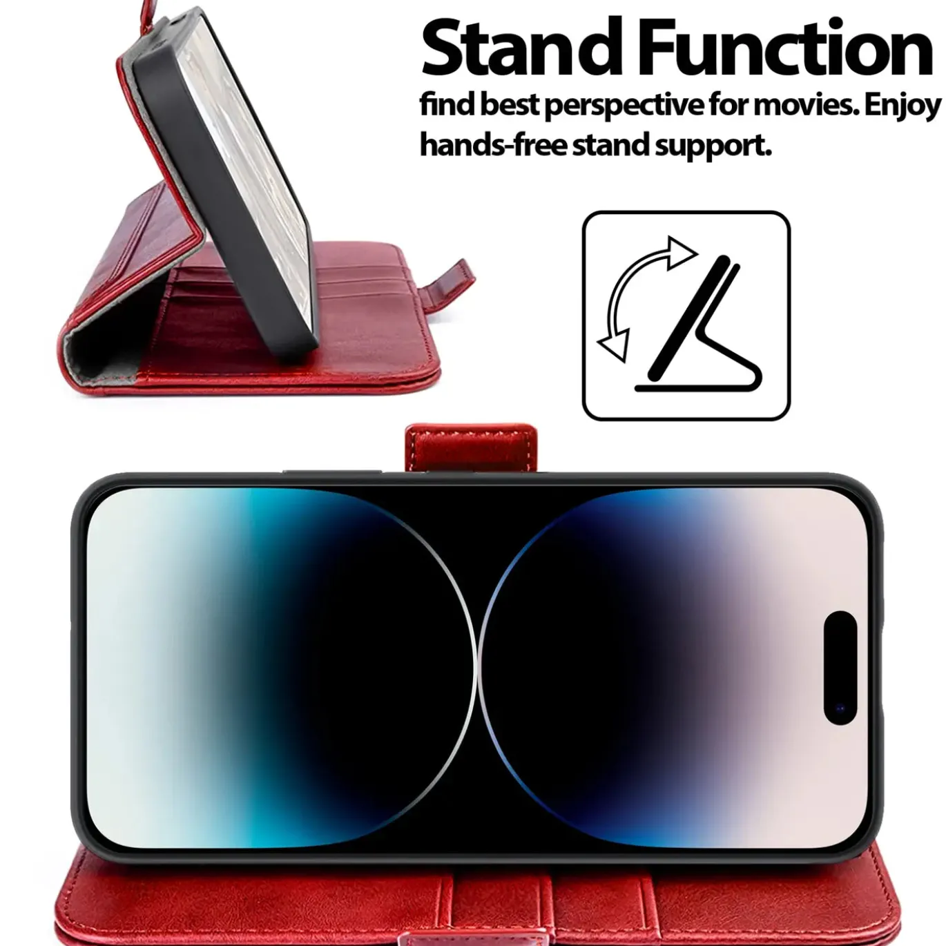 iPhone 16 Pro - Robuste Klapphülle mit RFID Block