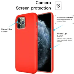 iPhone 11 Pro - Silikon Case mit Mikrofaser-Innenseite