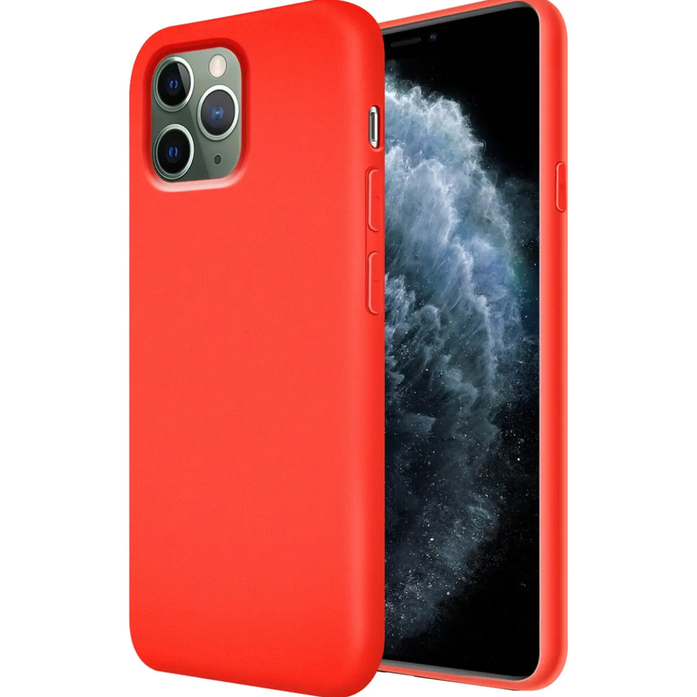 iPhone 11 Pro - Silikon Case mit Mikrofaser-Innenseite