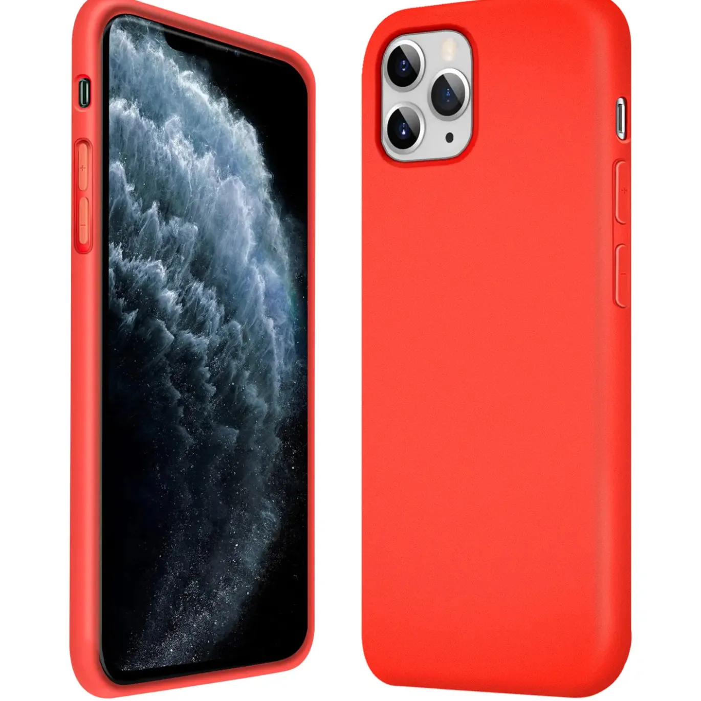 iPhone 11 Pro - Silikon Case mit Mikrofaser-Innenseite