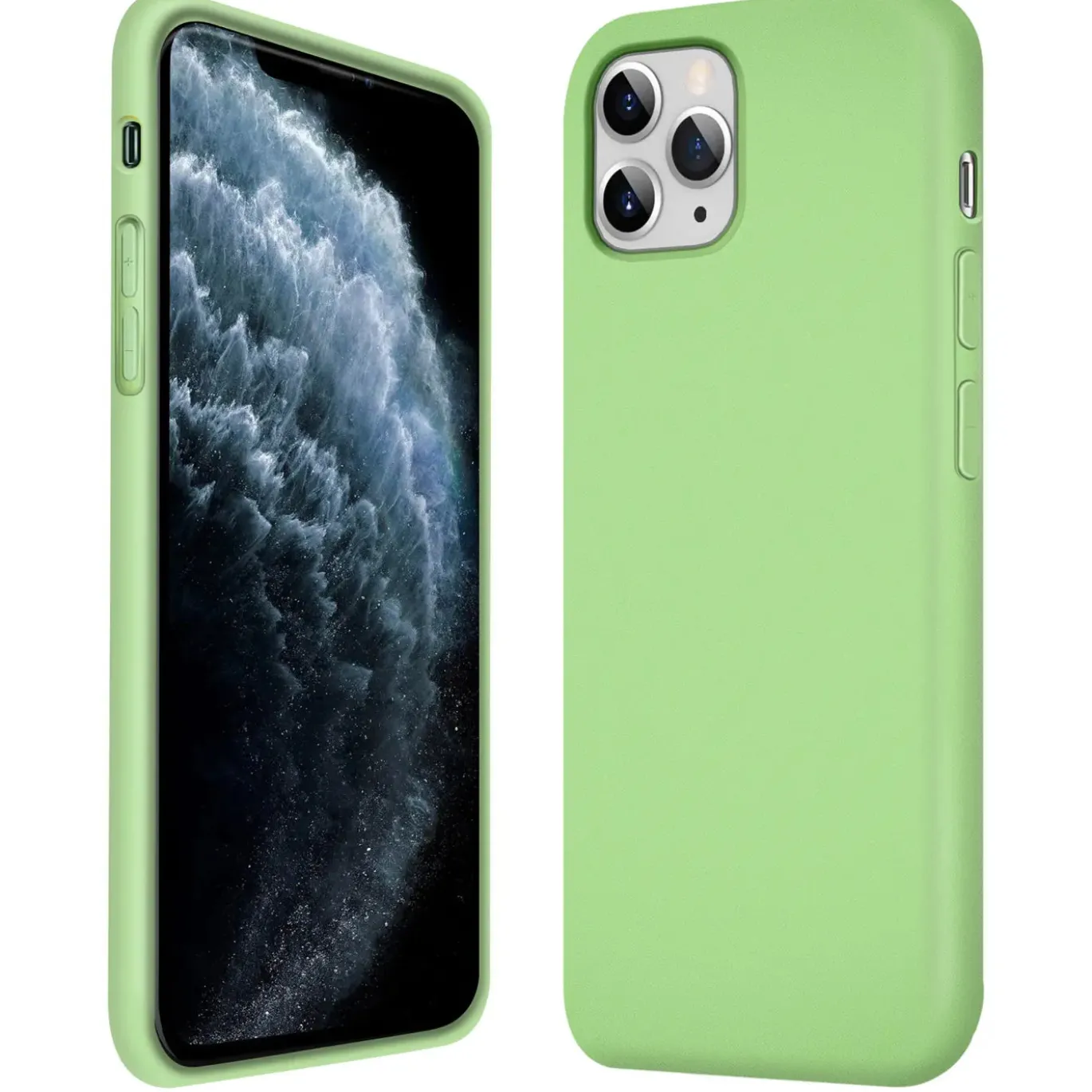 iPhone 11 Pro - Silikon Case mit Mikrofaser-Innenseite