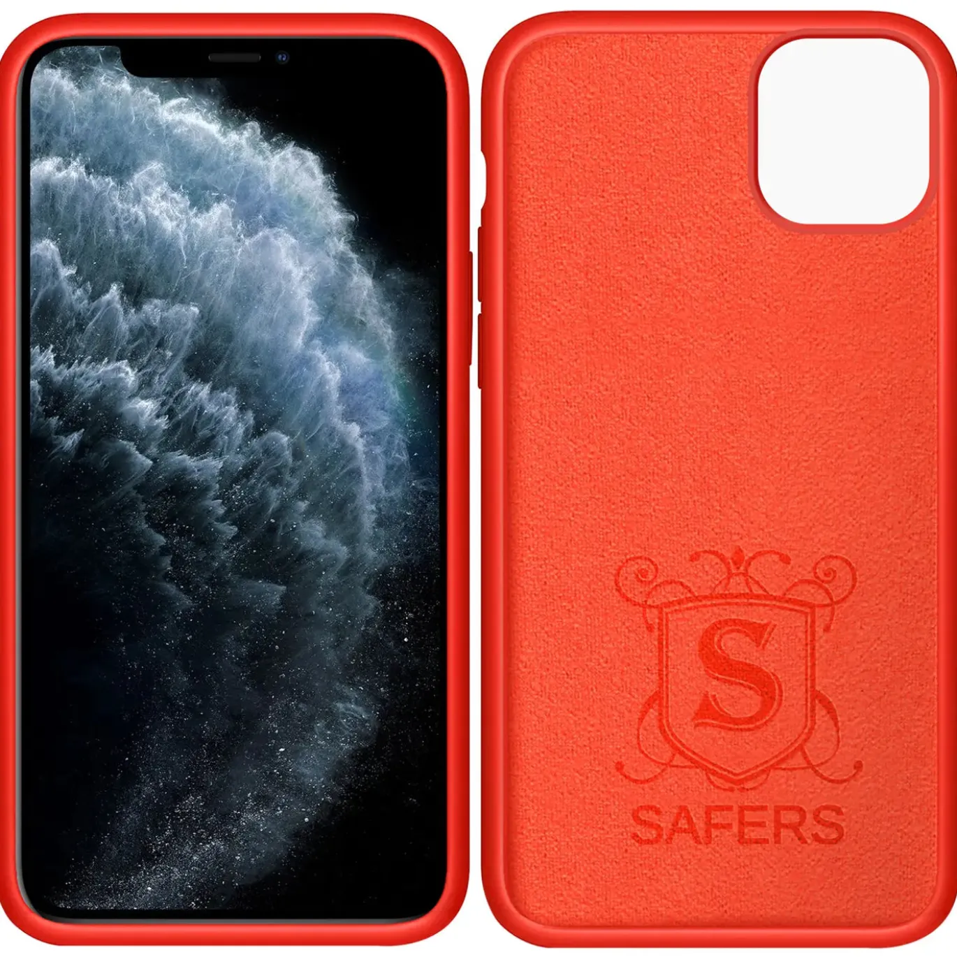 iPhone 11 Pro - Silikon Case mit Mikrofaser-Innenseite
